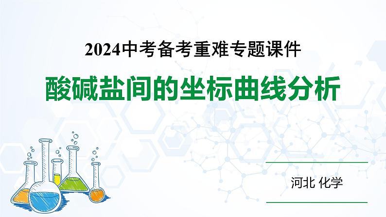 2024河北化学中考备考重难专题：酸碱盐间的坐标曲线分析 （课件）第1页