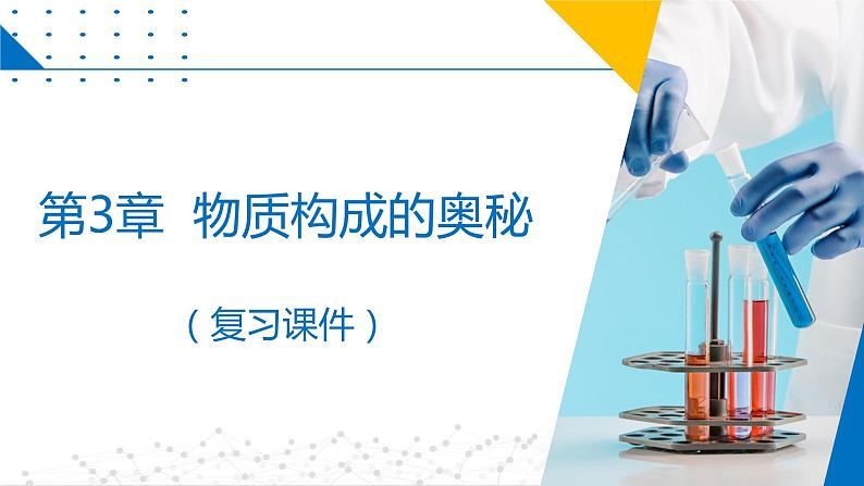 第3章  物质构成的奥秘（复习课件）-2023-2024学年九年级化学上册（沪教版）01