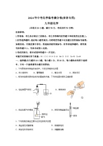 2024年中考化学临考满分卷（吉林专用)