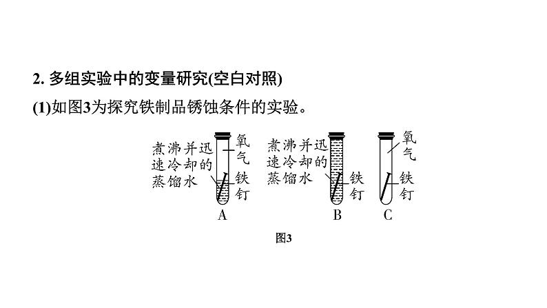 2024河南中考化学二轮重点专题突破 专题七  横向实验归类练（课件）第4页