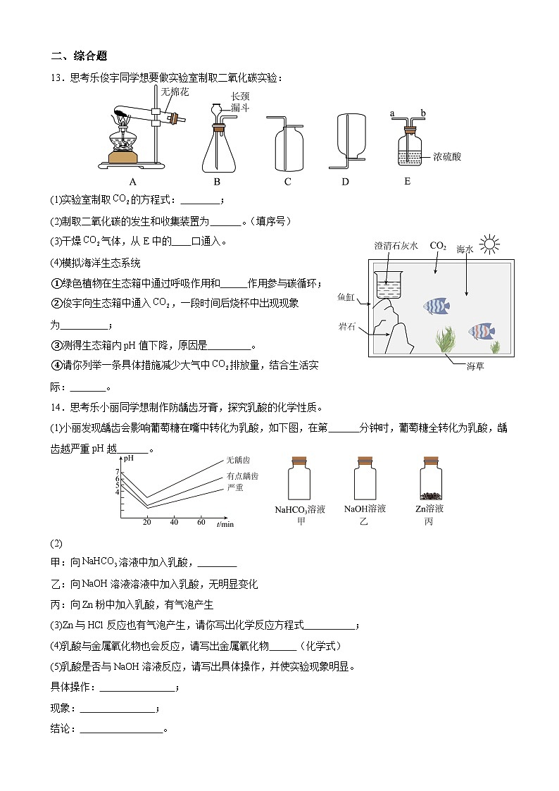 2024年广东省深圳市中考化学真题含答案03