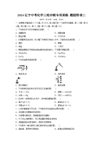 2024辽宁中考化学三轮冲刺专项训练 题组特训二（含答案）