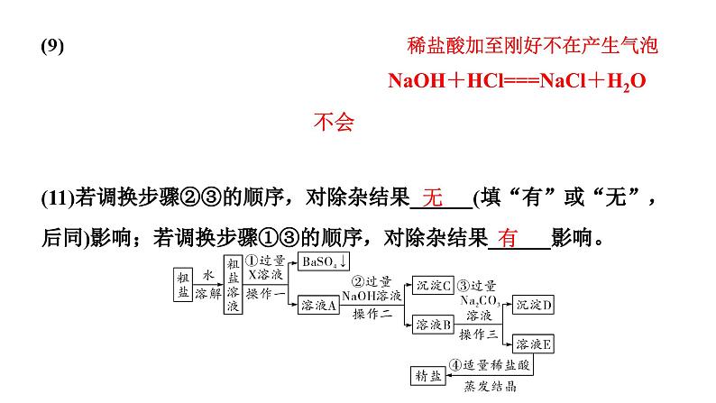 2024辽宁中考化学二轮重点专题研究 微专题 粗盐中可溶性杂质的去除（课件）第6页