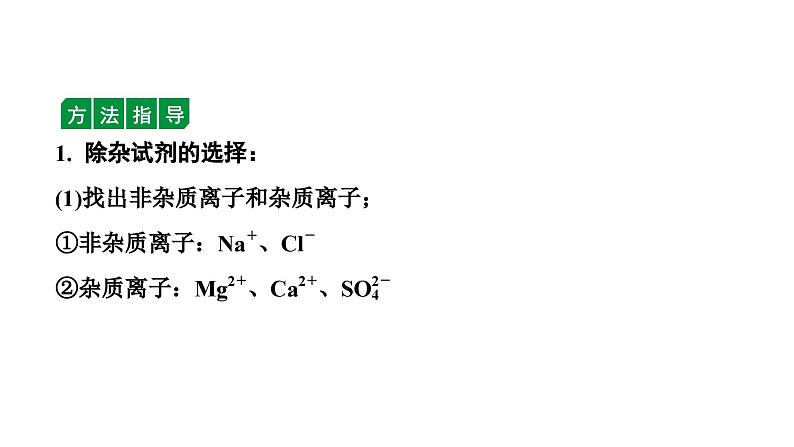 2024辽宁中考化学二轮重点专题研究 微专题 粗盐中可溶性杂质的去除（课件）第8页