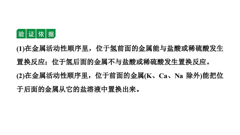 2024辽宁中考化学二轮重点专题研究 微专题 金属活动性顺序的判断与验证（课件）07