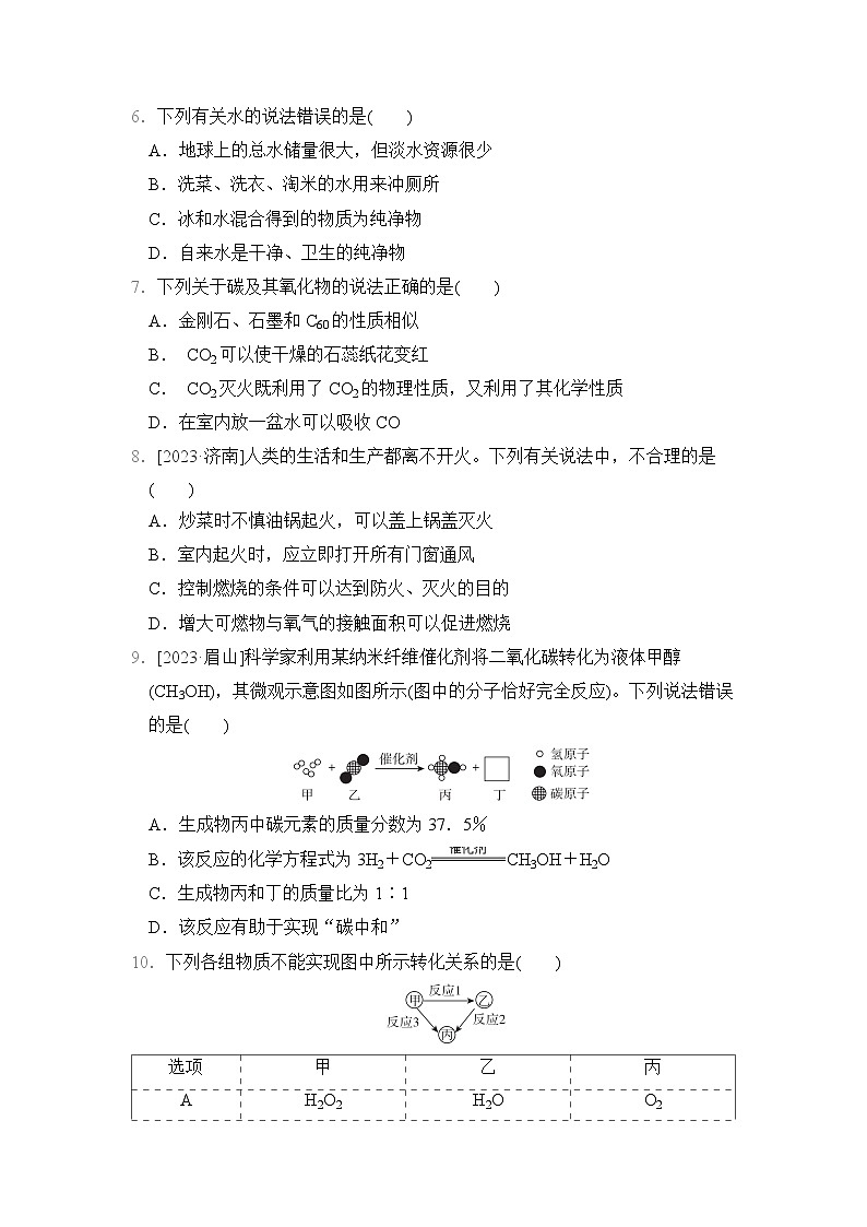 福建省福州市2023-2024学年九年级上学期期末化学模拟测评卷第2页