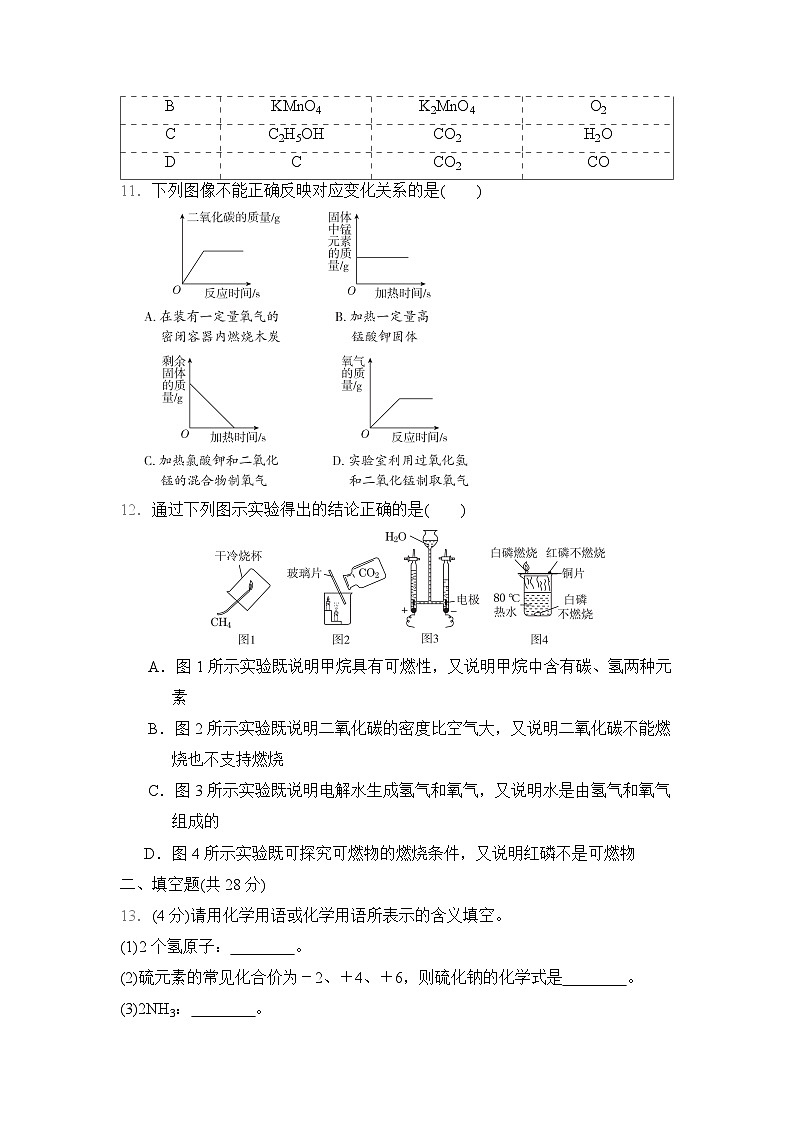 福建省福州市2023-2024学年九年级上学期期末化学模拟测评卷第3页