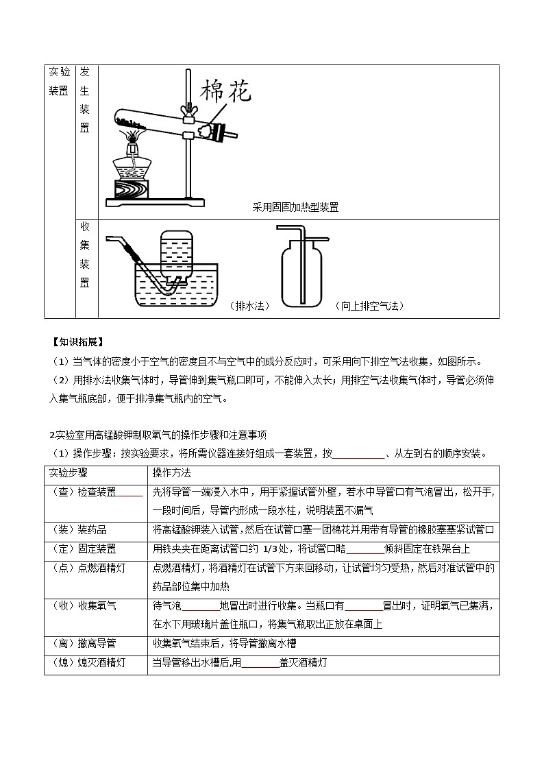 第06课 制取氧气（原卷版）-【赢在暑假】新九年级化学暑假预习课（人教版）第2页
