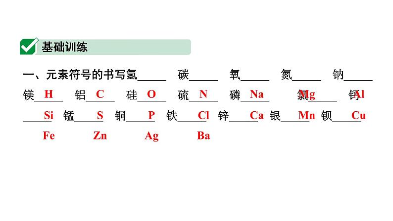 2024宁夏中考化学二轮重点专题突破 微专题 化学用语（课件）第2页