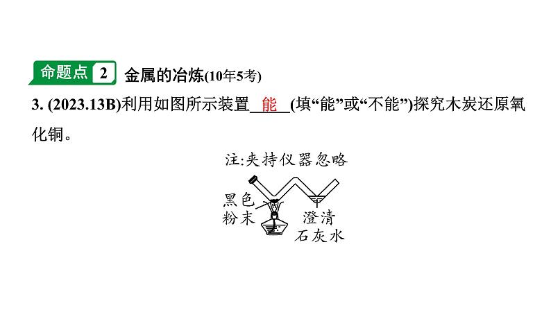 2024宁夏中考化学二轮重点专题突破 主题6 金属材料 金属资源的利用和保护（课件）第4页