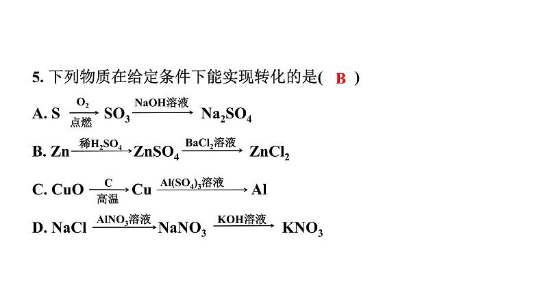 2024宁夏中考化学二轮重点专题突破 专题三 物质的转化（课件）第6页