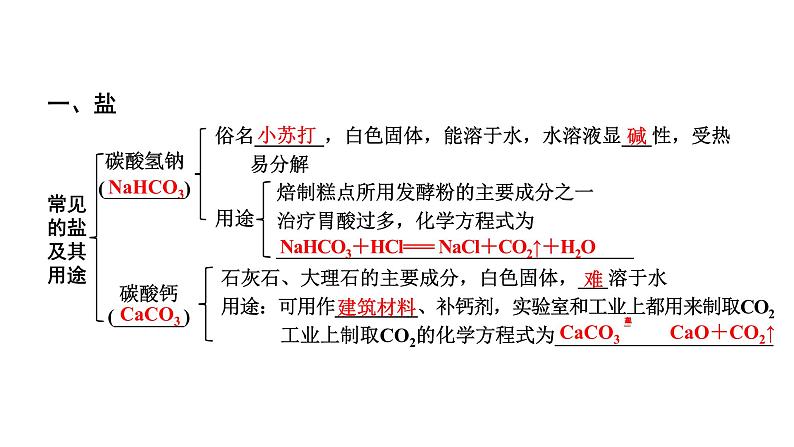 2024山东中考化学二轮专题复习 微专题 盐和化肥的基础知识（课件）03