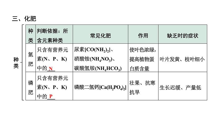 2024山东中考化学二轮专题复习 微专题 盐和化肥的基础知识（课件）06