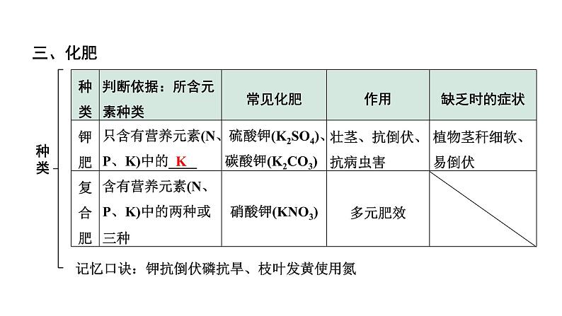 2024山东中考化学二轮专题复习 微专题 盐和化肥的基础知识（课件）07