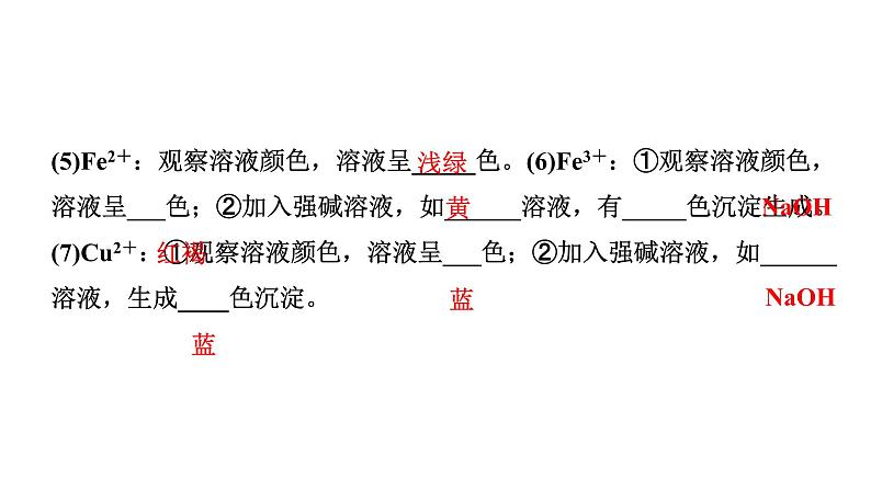 2024陕西中考化学二轮复习之陕西中考考点研究 微专题 酸碱盐的检验与鉴别（课件）第5页