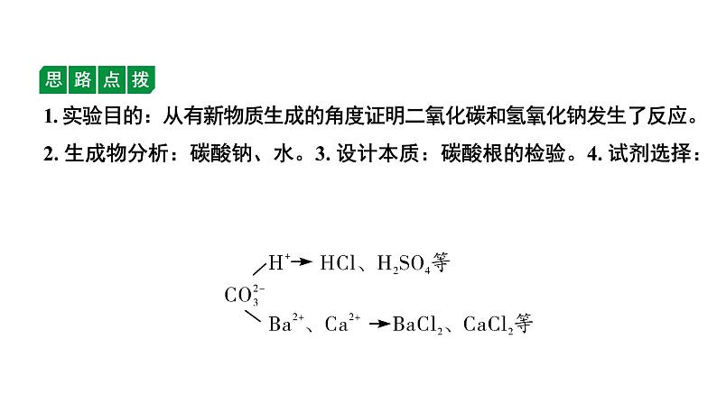 2024沈阳中考化学二轮专题突破 微专题 无明显现象反应的探究（课件）04