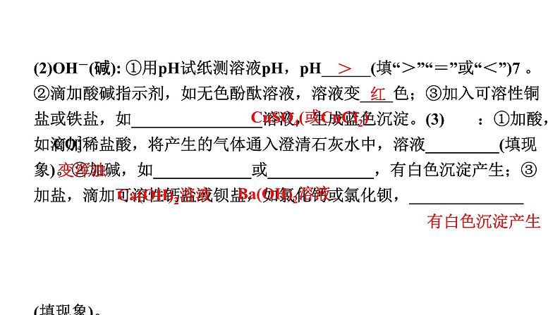 2024沈阳中考化学二轮专题突破 微专题 物质的检验与鉴别（课件）第6页