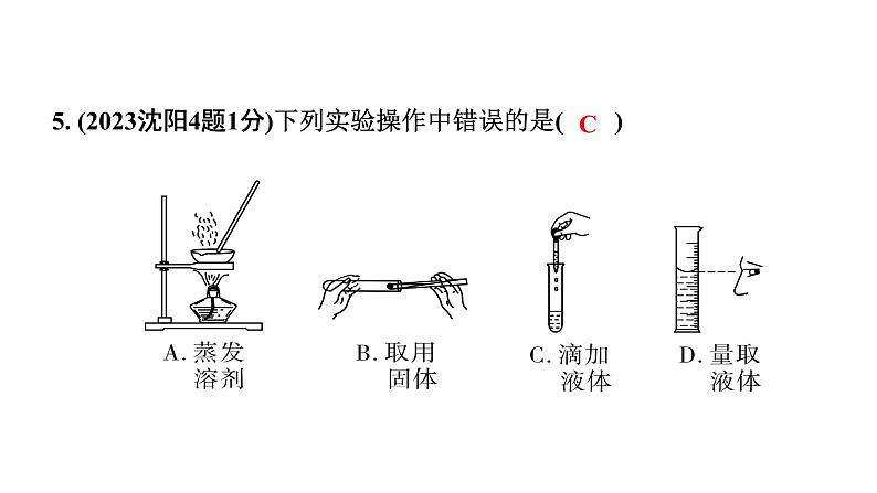 2024沈阳中考化学二轮专题突破 怎样学习和研究化学（课件）第6页