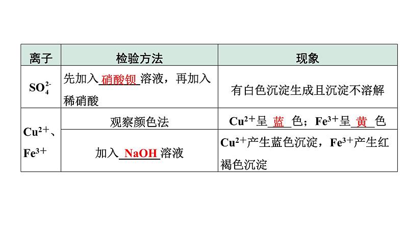 2024四川中考化学二轮复习 微专题11 物质的检验与鉴别（课件）第5页