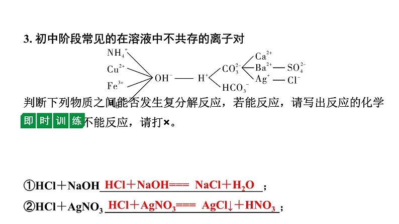 2024四川中考化学二轮复习微专题10 物质的共存（课件）第4页