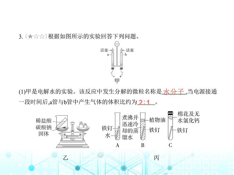 沪教版初中九年级化学上册专项素养巩固训练卷(七)科学探究课件第6页