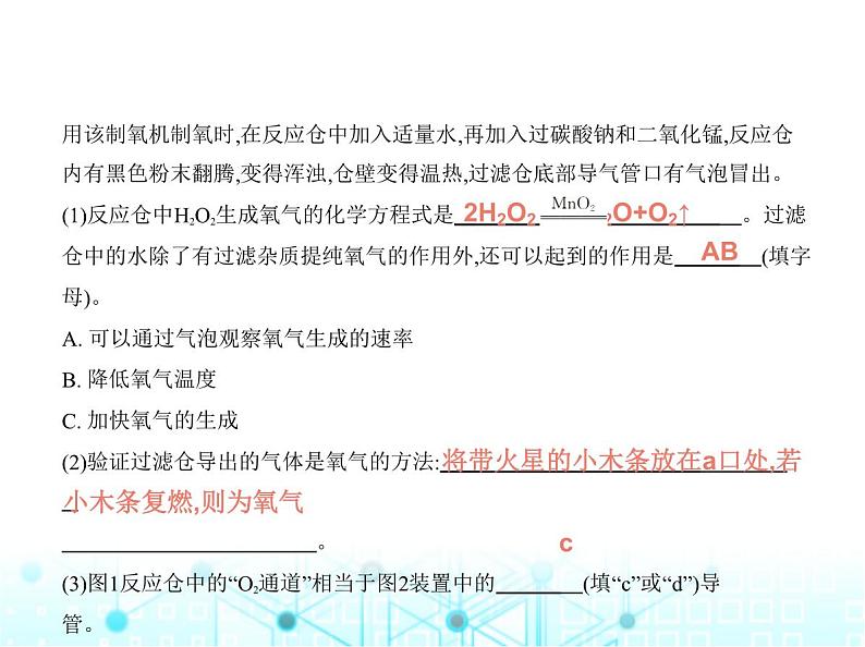 沪教版初中九年级化学上册专项素养巩固训练卷(九)跨学科实践活动课件第3页