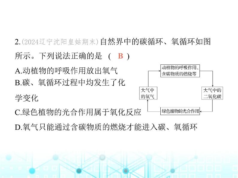 沪教版初中九年级化学上册第5章奇妙的二氧化碳第3节自然界中的碳循环课件04