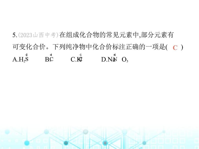 沪教版初中九年级化学上册第3章物质构成的奥秘第3节第1课时化学式与化合价课件第8页