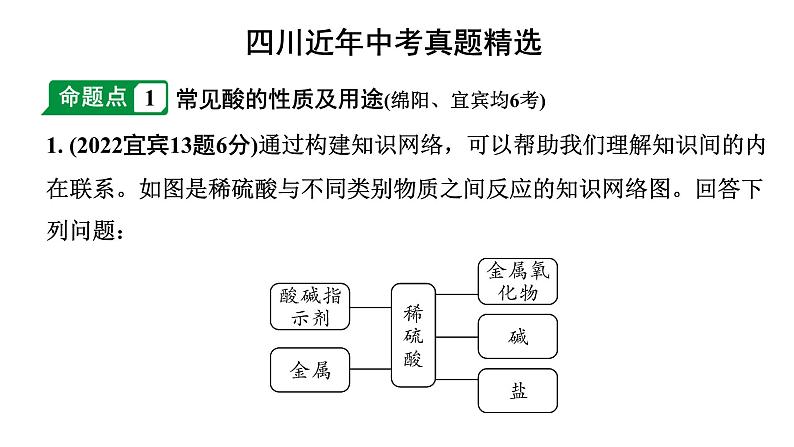 2024四川中考化学一轮复习 第十单元 酸和碱（课件）第2页