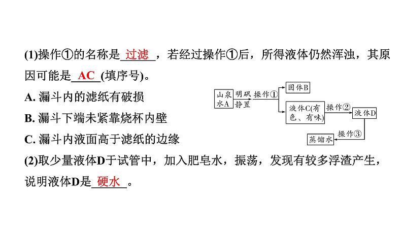 2024四川中考化学一轮复习 第四单元 自然界的水（课件）第8页