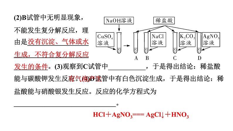 2024长沙中考化学一轮复习 微专题6 复分解反应及共存（课件）第8页