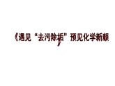 2024中考化学复习专题 遇见“去污除垢”预见化学新颜 课件
