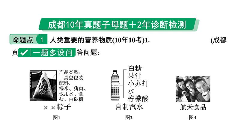 2024中考化学考点一轮复习 化学与生活 (课件)第2页