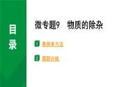 2024中考化学试题研究 微专题9 物质的除杂 (课件)