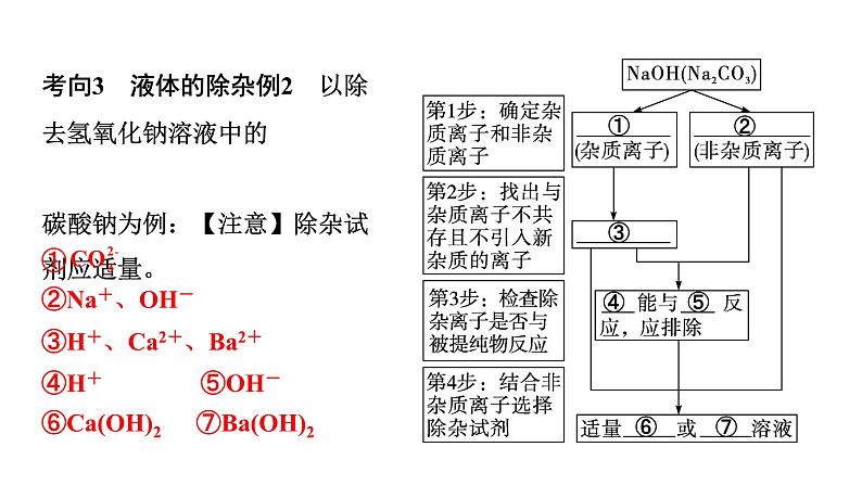 2024中考化学试题研究 微专题9 物质的除杂 (课件)第5页