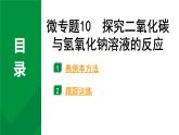 2024中考化学试题研究 微专题10 探究二氧化碳与氢氧化钠溶液的反应 (课件)