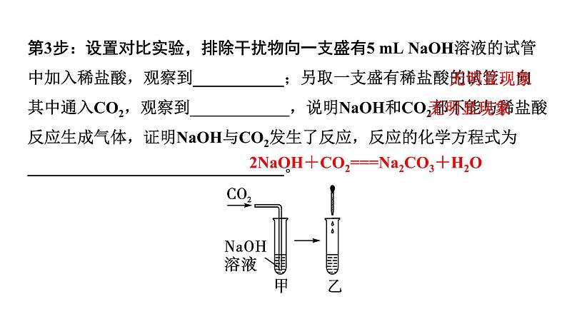 2024中考化学试题研究 微专题10 探究二氧化碳与氢氧化钠溶液的反应 (课件)第4页