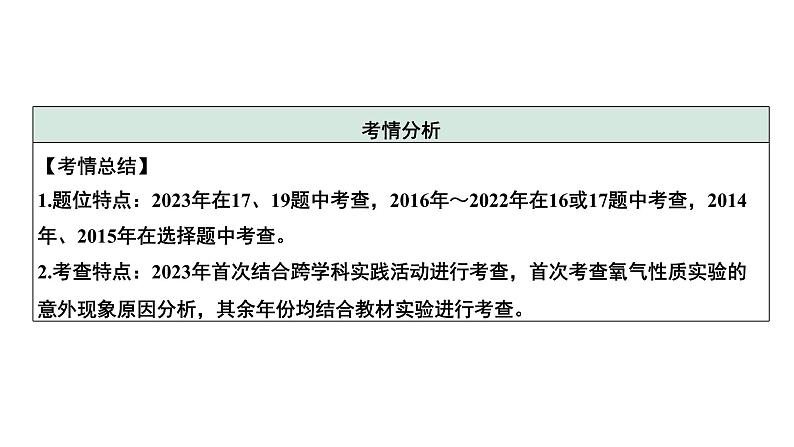 2024中考化学试题研究微专题 常见气体的制取及净化 (课件)08