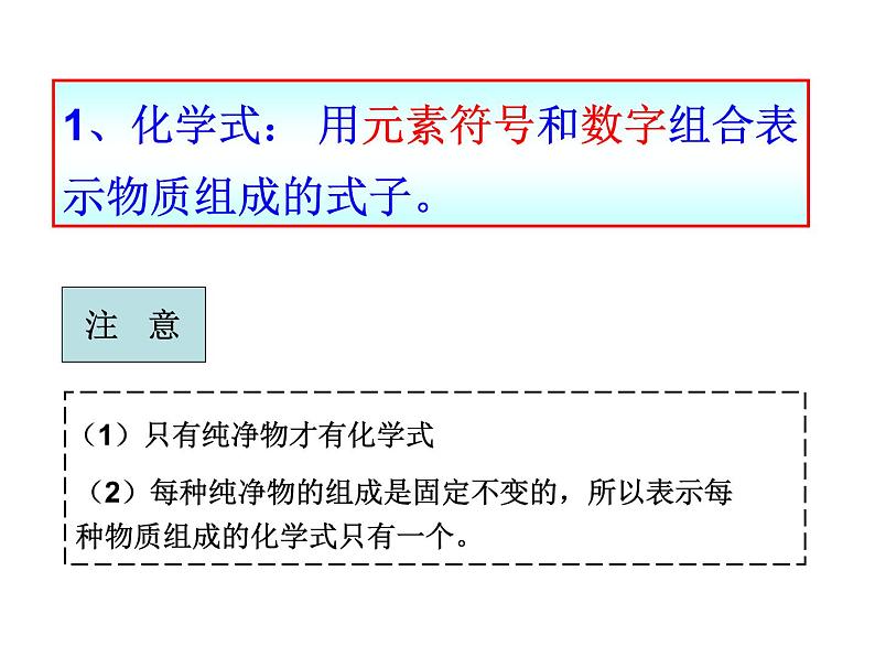 九年级化学上册第四单元自然界的水4.4化学式与化合价课件第4页