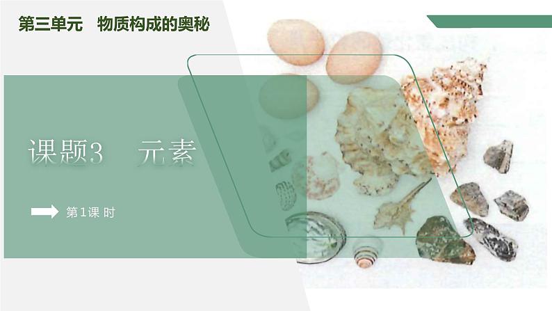 【核心素养】课题3第1课时《元素》课件PPT+教学设计+同步练习（含答案和教学反思）01