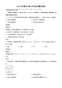 2024年内蒙古乌海中考真题化学试题及答案