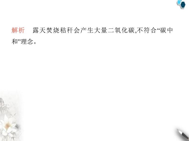 鲁教版初中九年级化学上册第六单元控制燃烧素养综合检测课件第8页