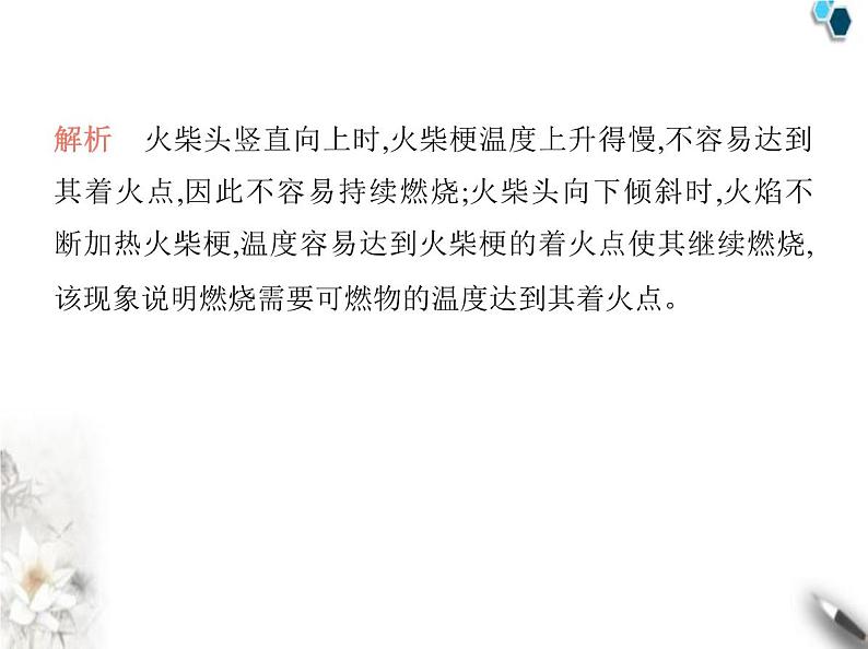 鲁教版初中九年级化学上册第六单元控制燃烧第一节燃烧与灭火课件05