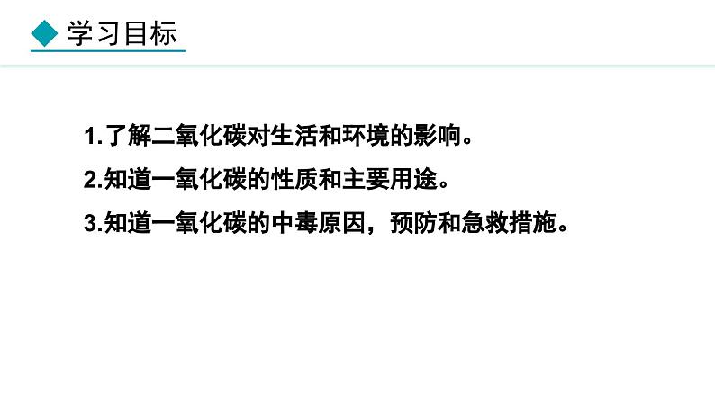 人教版九年级化学上册课件 6.2.2 二氧化碳对生活和环境的影响 一氧化碳02