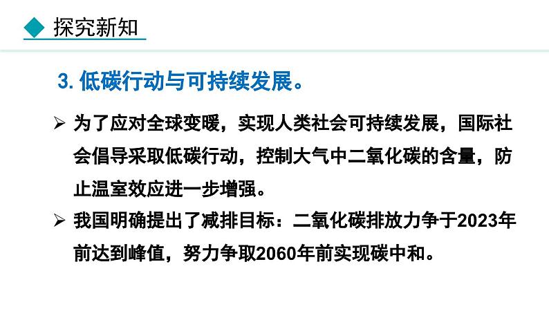 人教版九年级化学上册课件 6.2.2 二氧化碳对生活和环境的影响 一氧化碳07