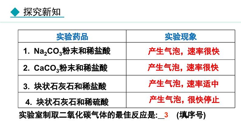 人教版九年级化学上册课件 6.3 二氧化碳的实验室制取第7页