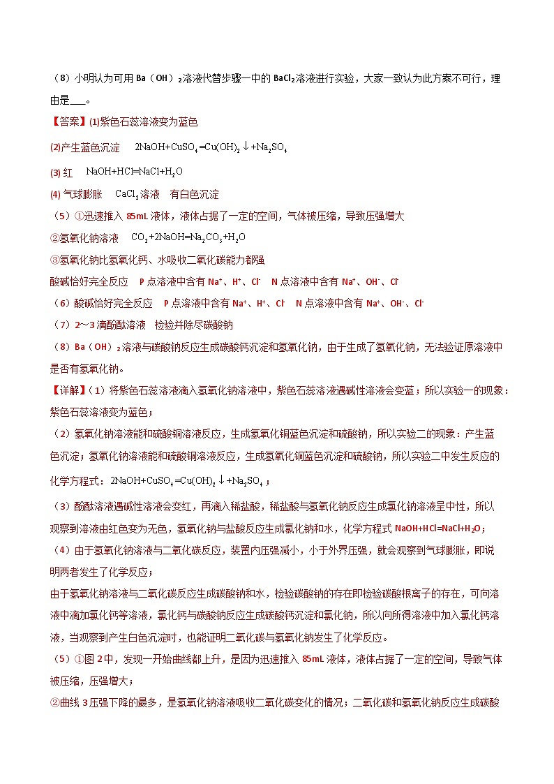 专题06 酸碱盐的化学性质和复分解反应的探究（解析版）【实验攻略】备战2024年中考化学实验 第3页