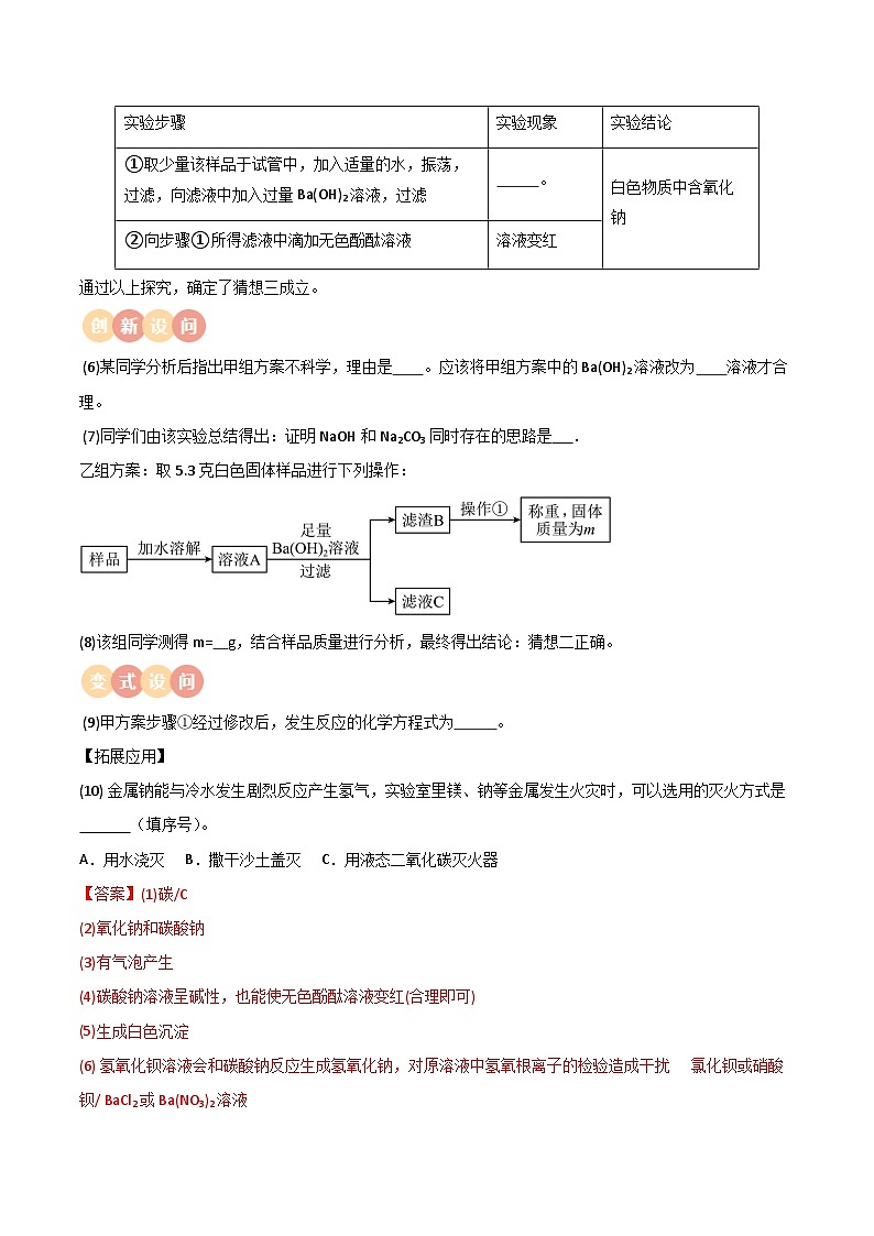 专题13 课外实验拓展的探究（解析版）【实验攻略】备战2024年中考化学实验 第2页