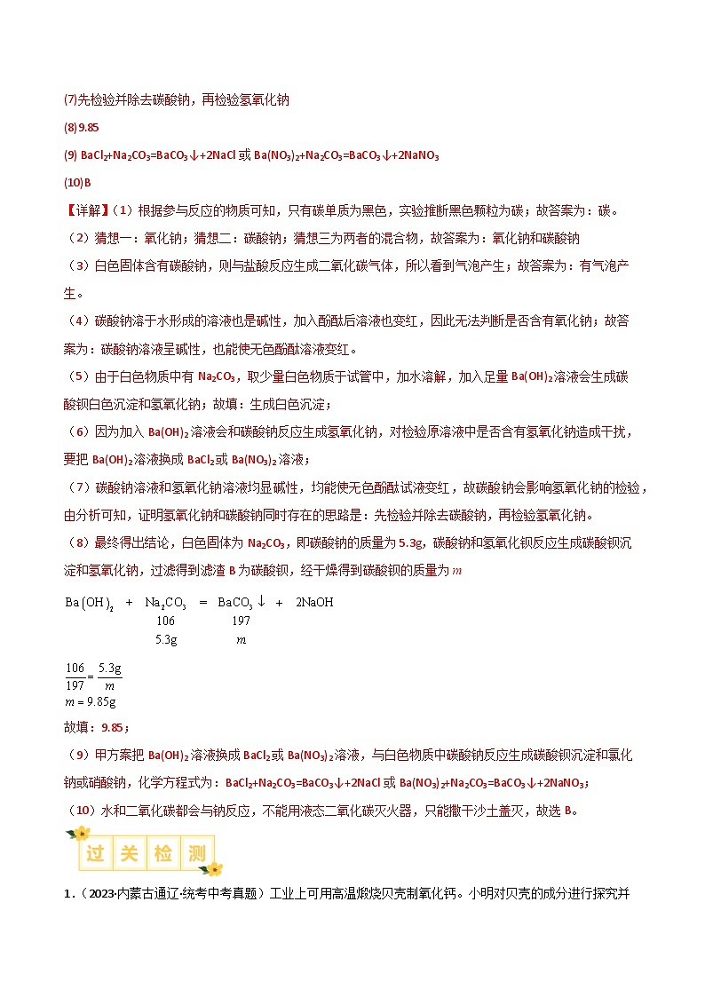 专题13 课外实验拓展的探究（解析版）【实验攻略】备战2024年中考化学实验 第3页