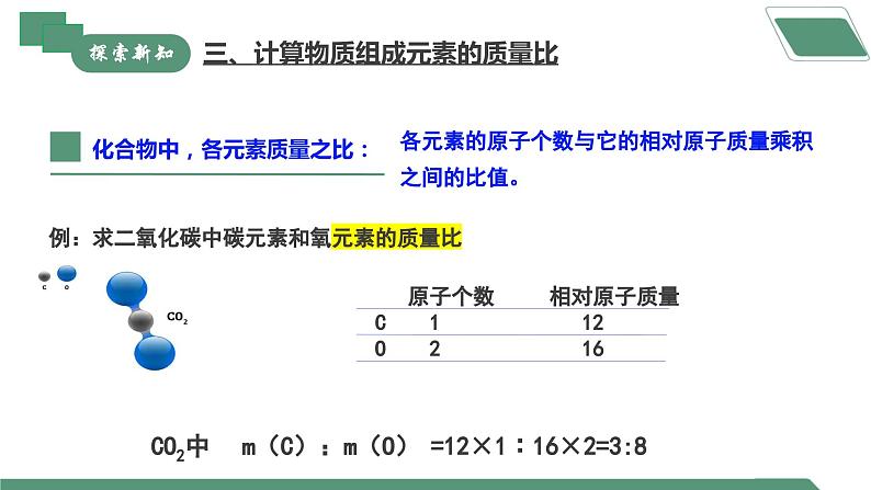 【核心素养】课题3第3课时《物质组成的表示》课件PPT+教学设计+同步练习（含答案和教学反思）08